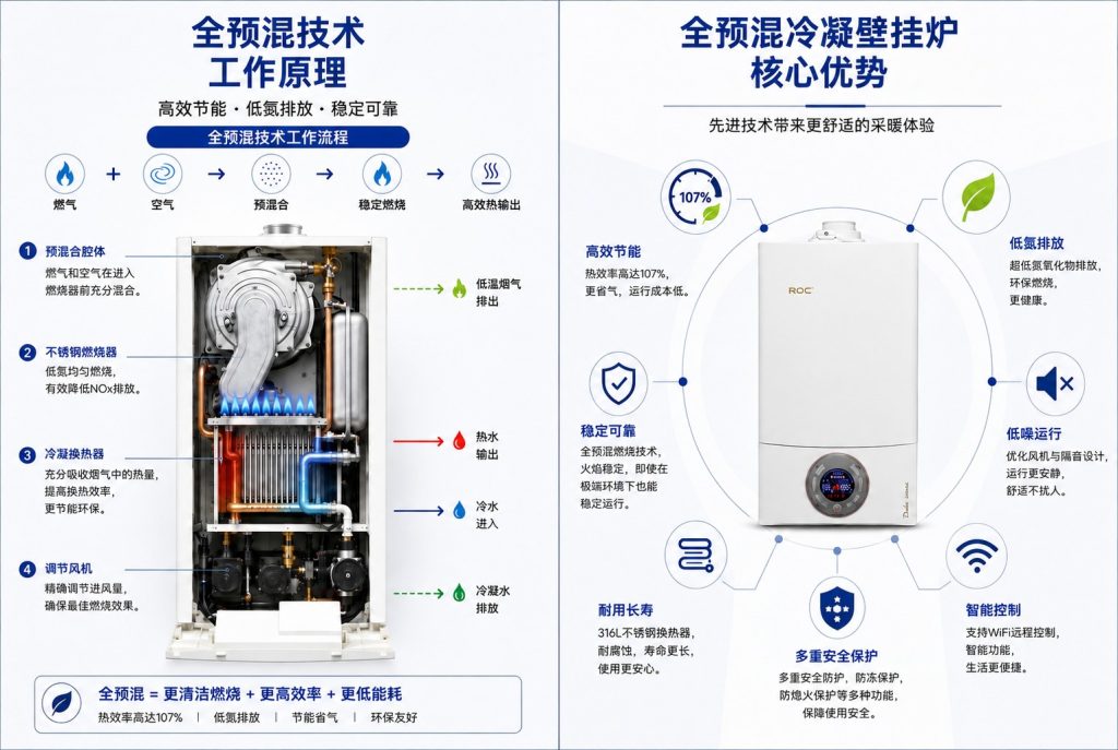全预混燃烧原理示意图